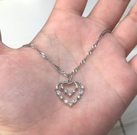 Image 3 of Double Heart Necklace
