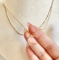 Image 3 of Layered Moon Necklaces