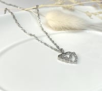Image 4 of Double Heart Necklace