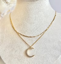 Image 4 of Layered Moon Necklaces