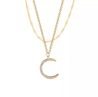 Image 5 of Layered Moon Necklaces