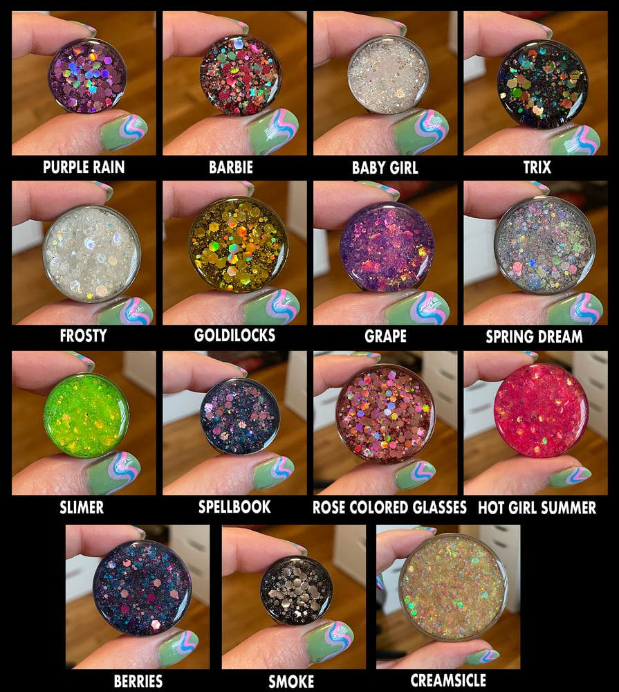Image of Chunky Glitter Mix Plugs (sizes 0g-2")