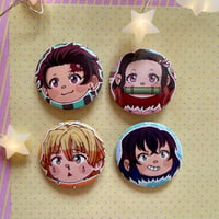 Image 3 of Demon Slayer Button Pins