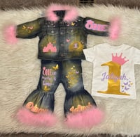 Image 2 of Denim Jacket x Pants Set