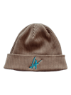 LA Vault Ribbed Beanie "Olive Green"
