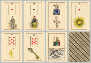 Image of Mlle Lenormand's Bauberkarten c. 1863