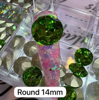 Image 2 of PERIDOT - Chaton Crystals 