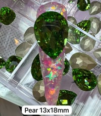 Image 4 of PERIDOT - Chaton Crystals 