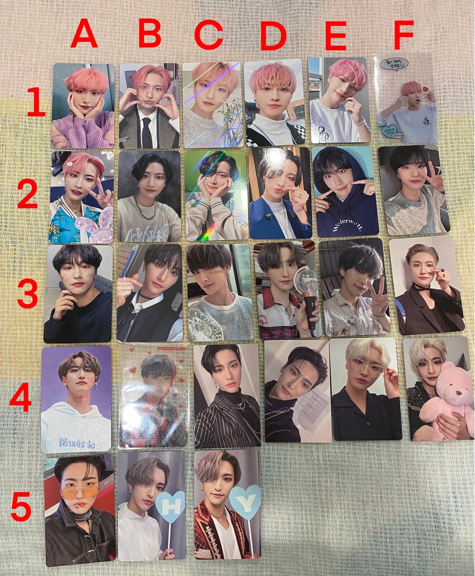 Image of Seonghwa Photocards (Uncommon)