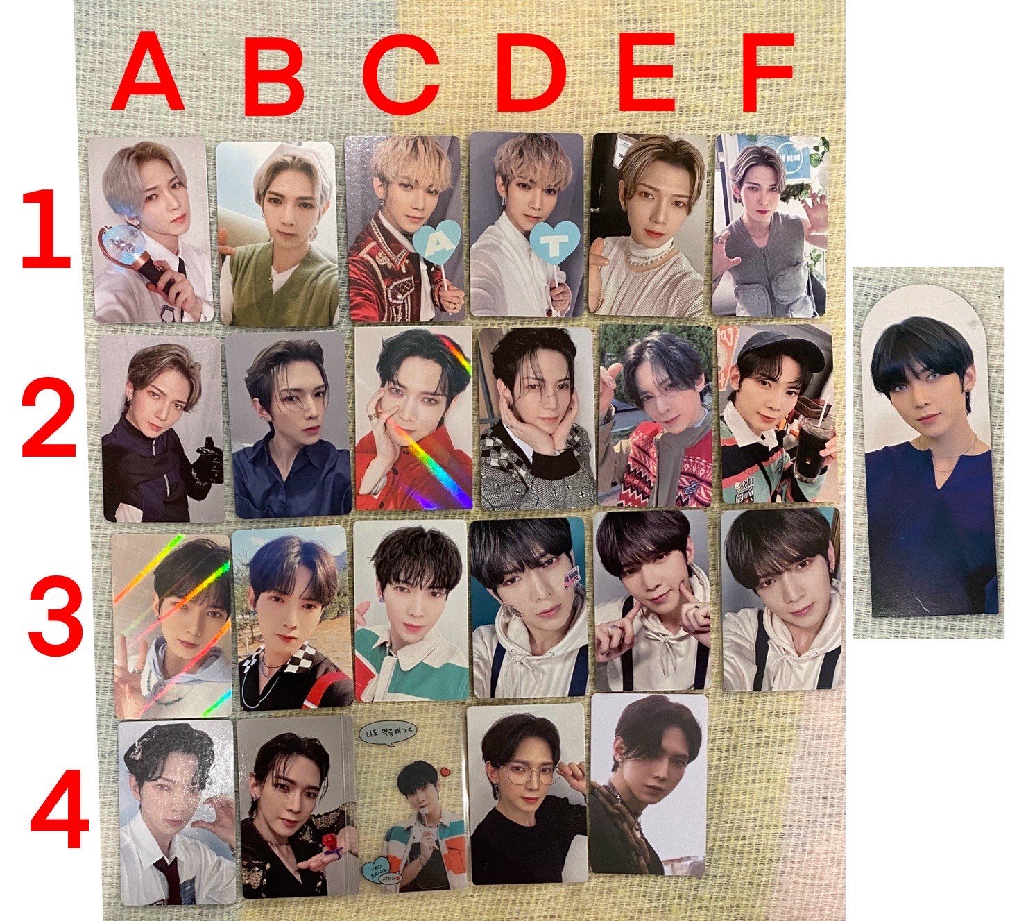 Image of Yeosang Photocards (Uncommon)