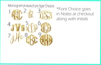 Image 5 of Monogram Decals, Planner Decals and Stickers