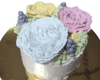 Image 1 of Bloom Bouquet Keto Minicake With Lactose-Free Whipped Cream