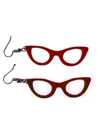 Folding Chair Inspired Reader Dangle Earrings 
