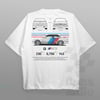 Cars and Clo - Regular Fit White - BMW E30 M3 Blueprint T-Shirt