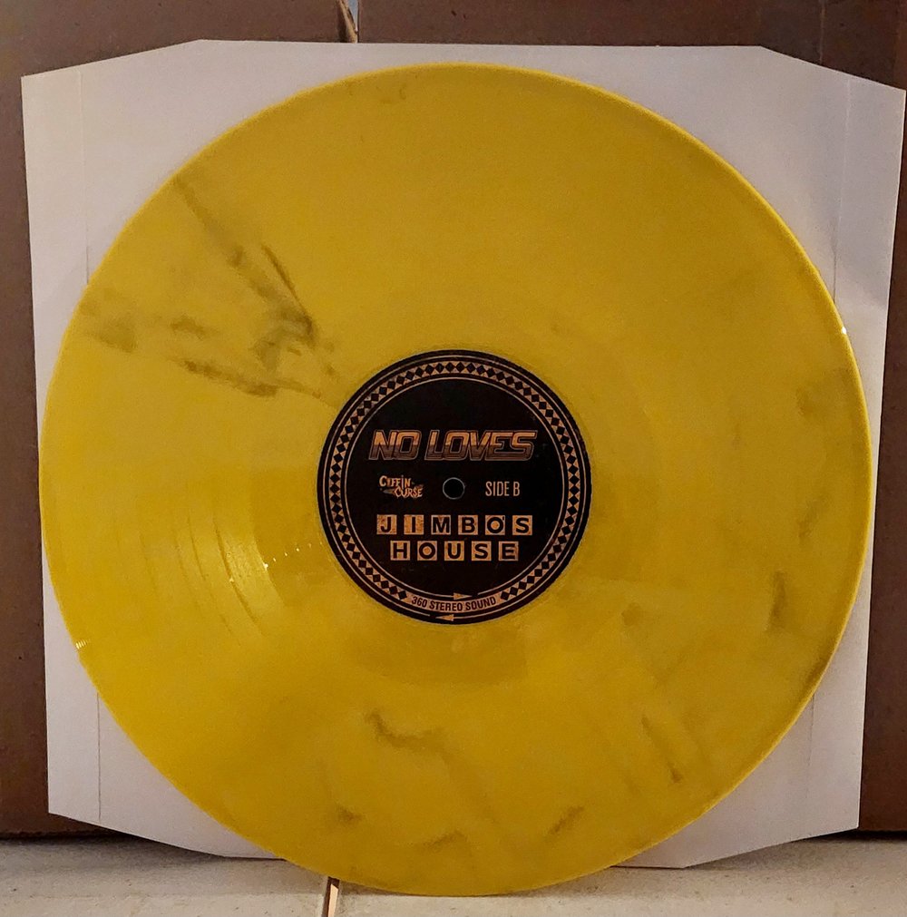 NO LOVES - JIMBO'S HOUSE - Yellow & Black Marble Vinyl