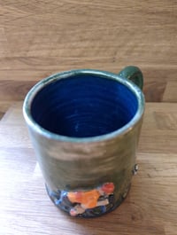 Image 5 of Cycling mug with hills and a badger (made to order)