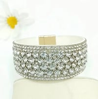 Image 1 of Luxury Glitter Full Rhinestone Bracelet