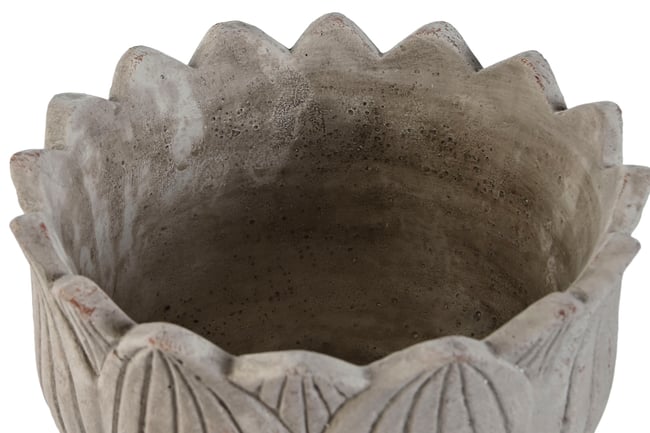 Centro mesa cemento 20x20x21 cms 