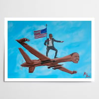 Obama Drone signed print