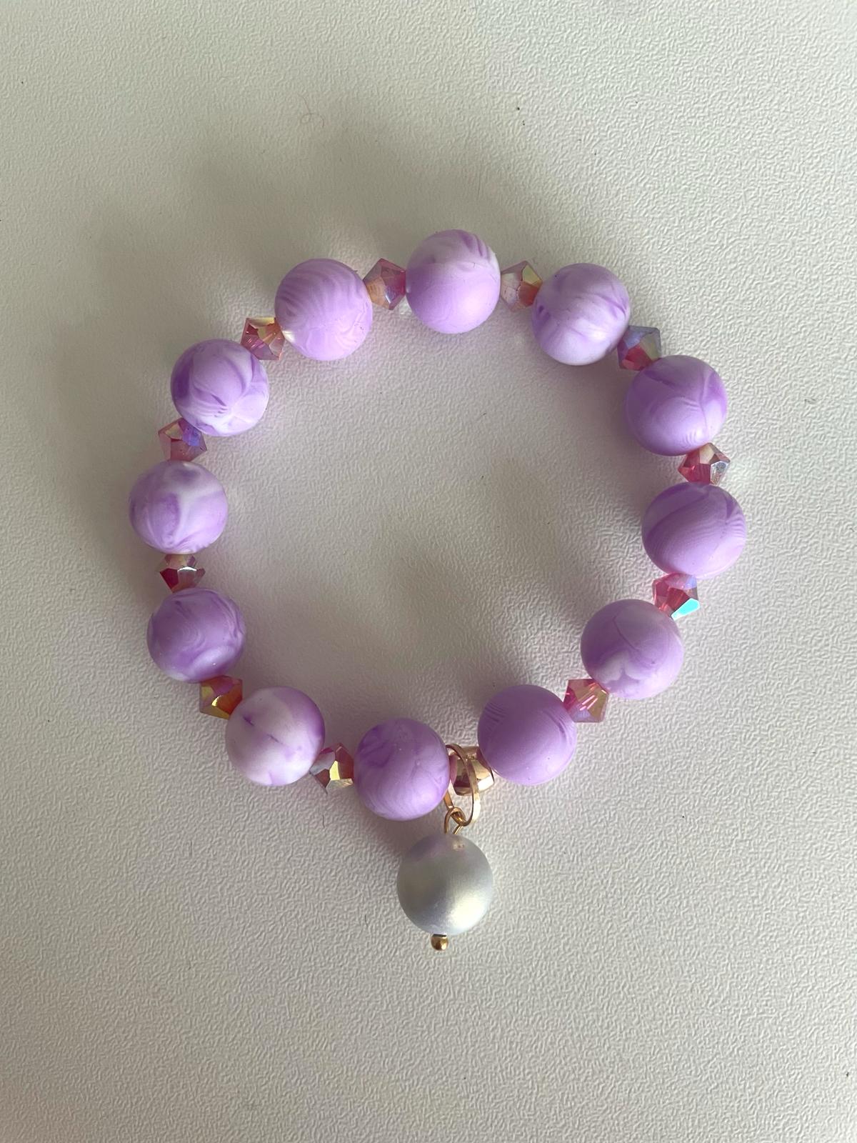 Image of Lavender bracelet by Love Beth