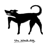 Image 3 of black dog t-shirt