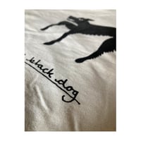 Image 2 of black dog t-shirt