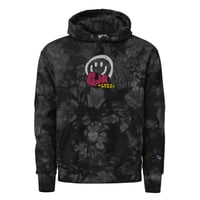 Image 3 of GJRXLYSSA Smiley Champion tie-dye hoodie