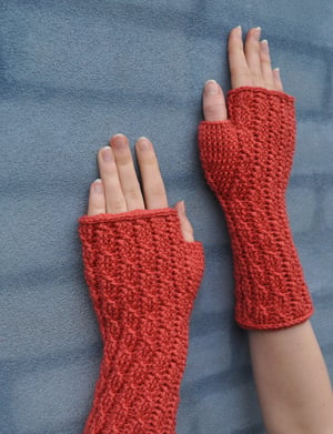 Image of Sno fingerless gloves - english