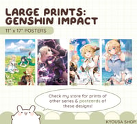 Image 1 of Genshin Impact Prints [11"x17"]