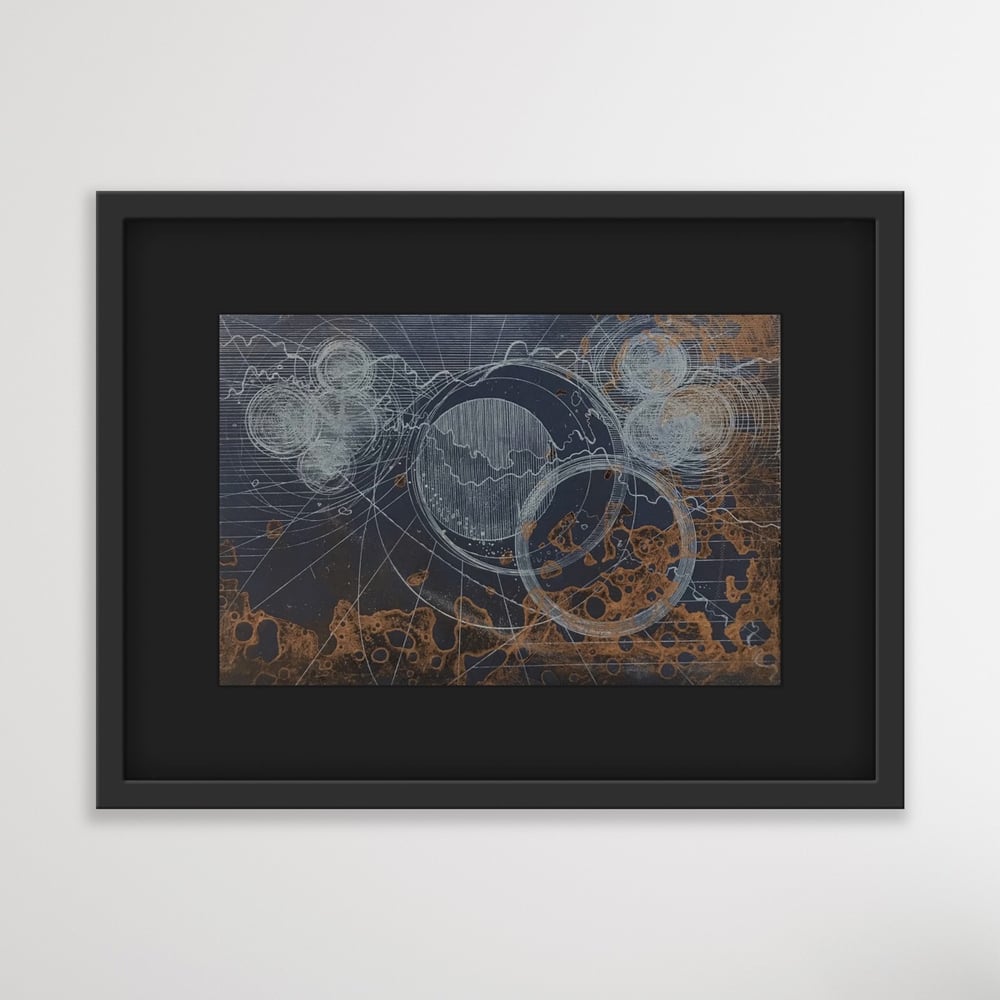 Image of Circumstellar #9 framed