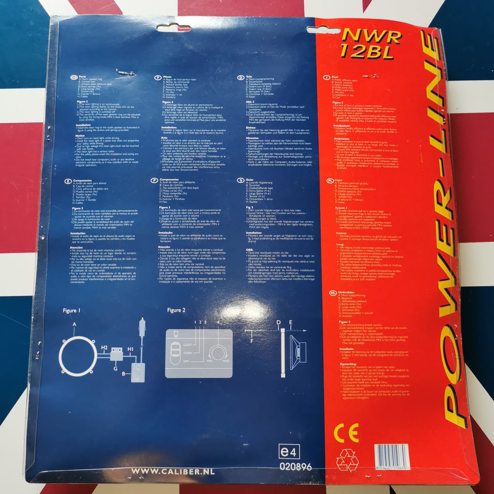 NEON BLEU SUBWOOFER CALIBER 30cm