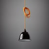Miniature Bell Enamel Lamp Shade - Black