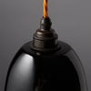 Miniature Bell Enamel Lamp Shade - Black