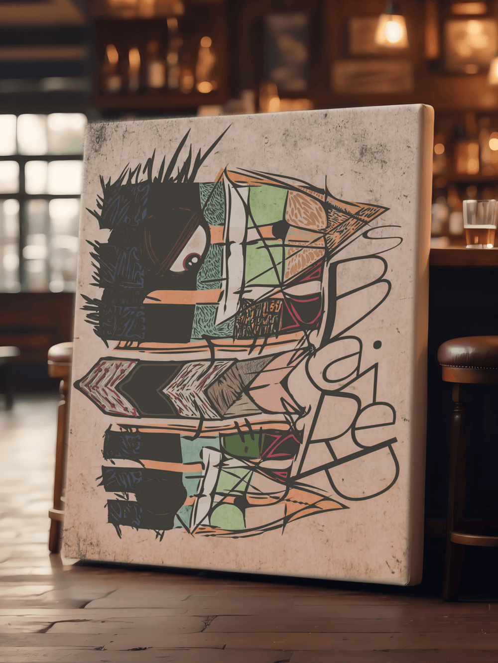 Bird Doodle - Canvas