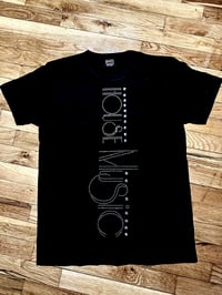 Rhinestones and Rhinestuds Unisex HOUSE MUSIC TEE, Custom Music Lover T-shirt