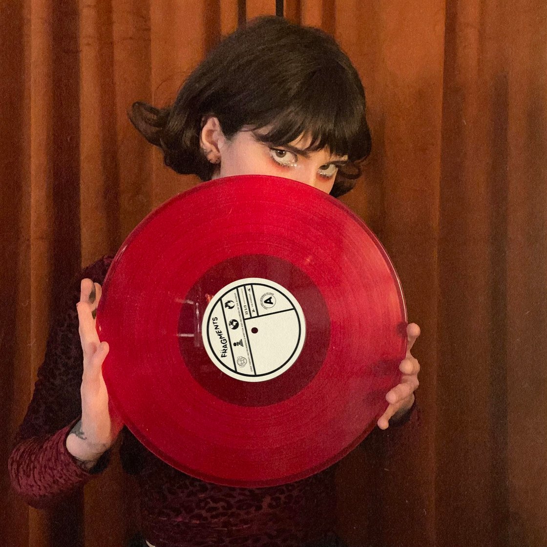 Image of "Fragments” vinyl (translucent red)