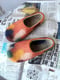 Image of BLOOD ORANGE FUN felted wool slippers