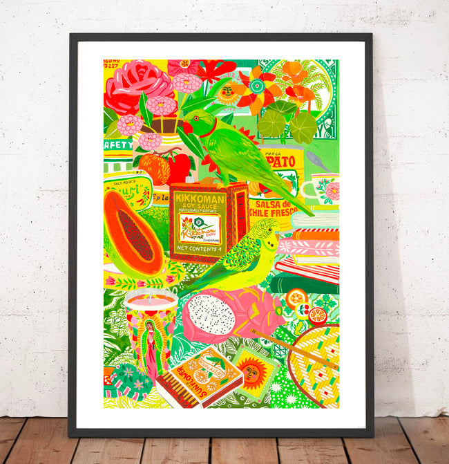 AFFICHE LES PERROQUETS