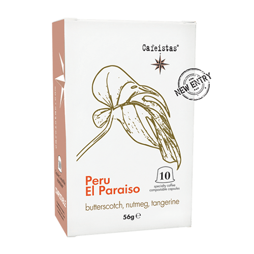 Image of el paraiso - peru - 10 compostable nespresso®*compatible capsules