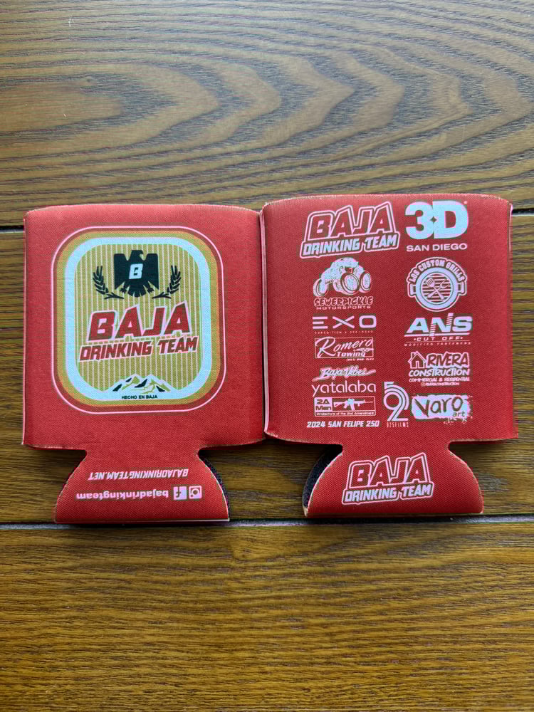 Image of Baja Drinking Team Koozie