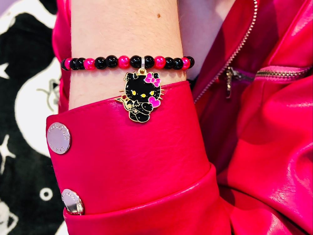 Angel and Devil Kitty Bracelets 