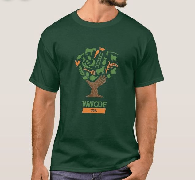 Image of WWOOF Unisex T-Shirt - Deep Forest Green