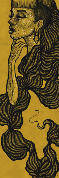 Image 3 of Entangled #3 (10x30")