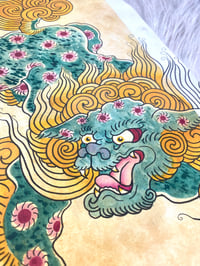 Image 4 of Fu Dog Print (10x20")