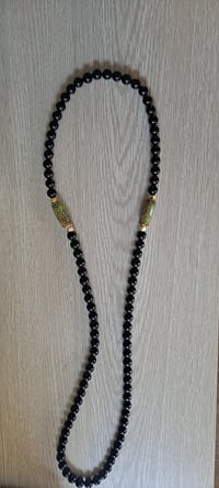 Image 1 of Black Tourmaline Mood Necklace