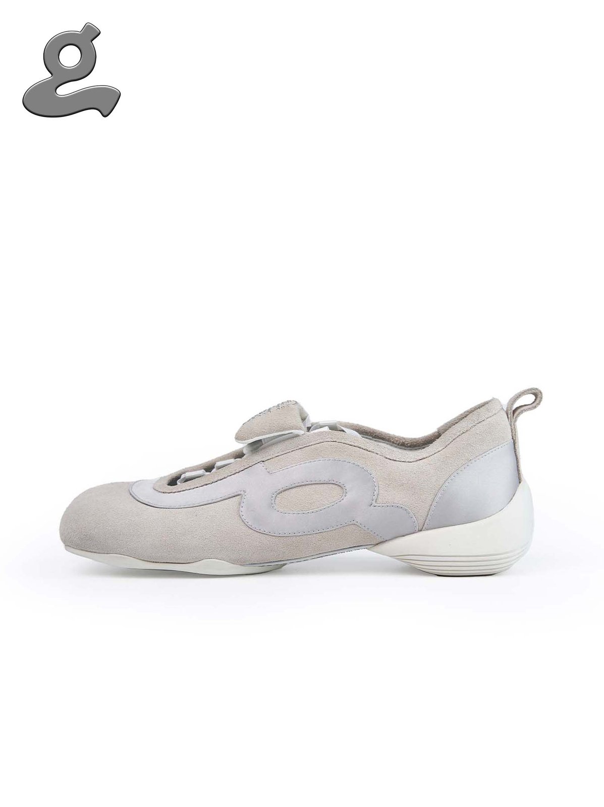 Grey Retro Strappy Tongue Sneakers | GRAPE Grey Retro Strappy Tongue Sneakers | GRAPE