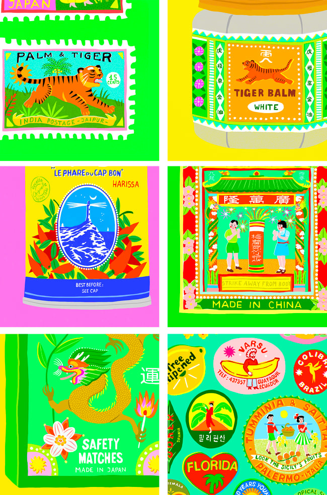 MINI PRINT GICLÉE "LES BABIOLES"