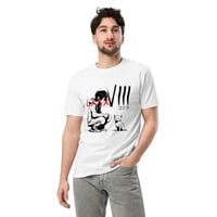 Image 2 of GJRXLYSSA ゴジラ Unisex premium white t-shirt