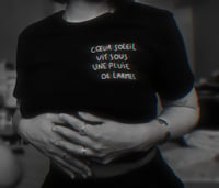 Image 1 of T-Shirt mixte COEUR SOLEIL - The Simones X Anastasia Goujon