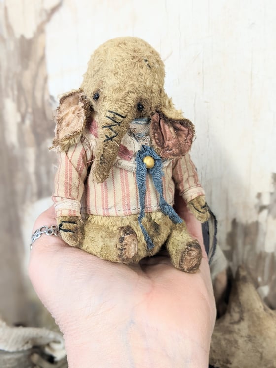 Image of 6" - old Vintage Shabby Sailor Ellyfont in handmade sailor outfit by whendi's bears.